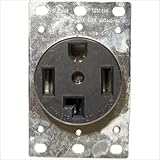 Flush Dryer Receptacle in Black Flush Dryer Receptacle in Black