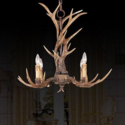European retro rustic antler chandeliers American pastoral personality resin chandelier chandelier living room restaurant bar