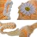 SySrion Cute Baby Infant Sunflower Costume Crochet Knit Photo Prop 0-12 Mon