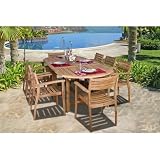 Canberra 9 Pieces Teak Dining Set