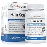 #1 Hair Loss Supplement and DHT Blocker - Natural 3-in-1 Vitamin and Herbal Remedy for Hair Recovery and Regrowth in Men and Women with Biotin for Hair Growth, DHT Blocking Herbs to Stop Thinning Hair Plus Vitamins and Ginkgo Biloba - 60 Capsules