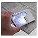 HITOP Portable Illuminated Silver 3X 6X LED Reading Magnifier Card Shaped Magnifying Glass