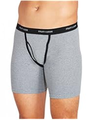 Apparel: NEW Fruit of the Loom Mens 5pk Ringer Style Boxer Briefs - L