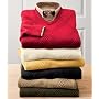 Lambswool Tonal Diamond V-Neck Sweater