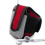 eForCity Red SportBand with Case for Apple iPod nano / iPod Nano 4th Generation / Pen Drive MP3 Players / Creative Zen V / V Plus / Zen Stone / Zen Stone Plus / Zen Wav / Zen Neeon / Zen Neeon2 / Zen MicroPhoto / Zen Nano