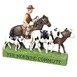 "The Morning Commute" Western Cowboy Christmas Ornament