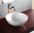 ELANTI EC9818 Porcelain Vessel Deep Bowl Sink