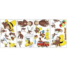 Curious George Peel-and-Stick Appliqués