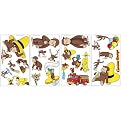 Curious George Peel-and-Stick Appliqués