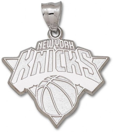 New York Knicks 3/8' Sterling Silver Logo Pendant
