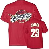 Lebron James Name and Number Player Jersey T-shirt