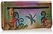 Anuschka Women's Genuine Leather Wallet | Hand Painted Original Artwork | Multipocket Clutch