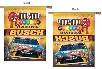 NASCAR Kyle Busch Vertical Flag, 27 x 37-Inch