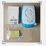 防水プラグイン220V AC38コードソング音楽100Mレンジのワイヤレスリモートコントロールホームドアベルドアベル