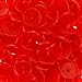 200 KAM Size 20 T5 Resin Plastic Snaps Buttons for Baby Bib Cloth Diaper (B1 - Bright Red)
