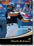 2011 Leaf Limited Edition Gold Prospects Baseball Card #41 Aderlin Rodriguez - New York Mets (Rookie / Prospect - Serial #d to 200)(Baseball Trading Cards)