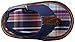 Luvable Friends Unisex Baby Crib Shoes, Navy Plaid, 0-6 Months