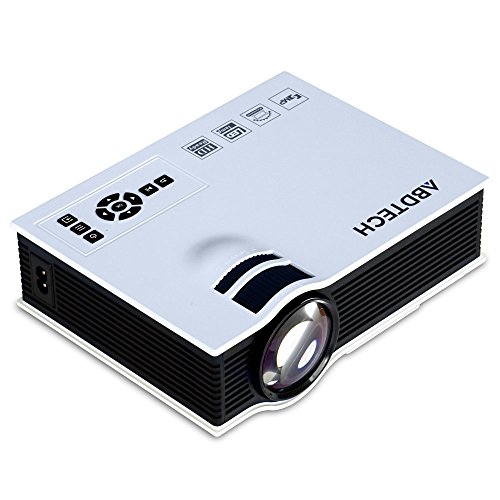 Abdtech full color 130" mini portable lcd led hd projector, …