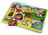 Janod - J05516 - Puzzles - Puzzle Musical Ferme