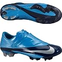 NIKE Mercurial Vapor IV Fg New Football Cleats Shoes Blue, Navy Blue Mens