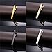 Tie Clips Set, Men 4Pcs Regular Tie Bar Tie Slide Accessories Wedding Anniversary Groom Gift
