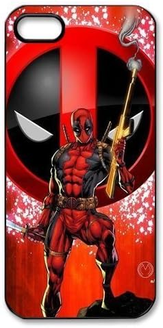 Superhero Deadpool Custom Printed Design Durable Case Cover for Iphone 5 5S