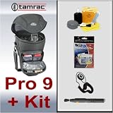 Tamrac 5629 Pro 9 Digital Zoom Camera Bag (Black) + Accessory Kit