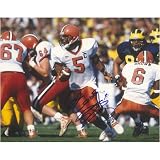 Donovan McNabb Autographed Go Cuse vs. Michigan 8x10 Photograph