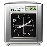 Acroprint Model Atr120 Analog/Lcd Automatic Time Clock Two-Color Printing S ....