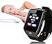 Unlocked Quad-band S29 Smart Watch Phone Support Camera TF Card Micro SD Card SIM Card Bluetooth Wrist Smartwatch Smart Mobile Phone (Black)