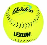 picture of Baden Lexum Series Hi-Vis Match Softball - Yellow (Pack of 3)