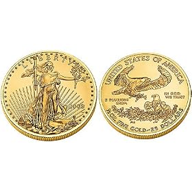1986 $25 Gold American Eagle Coin 1/2 Ounce