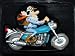 joe bar team bebert lingo honda 1000 gold wing bike and figure 1.18ish scale hand painted model_s-1