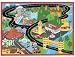 Disney Pixar Cars 2 Racetrack Game Rug Cars2 31.5 x 44" Includes 2 Cars & Road Signs