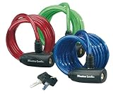 Eigenschaften MASTER LOCK MLK8127 / MASTER LOCK 8127EURTRI 3 SPIRALFÖRMIGE KABEL 1,80M X 8MM GEMISCHTE FARBEN