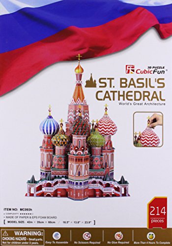 DARON ST BASIL S CATHEDRAL 3D PUZZLE WITH BOOK 214 PCS