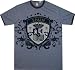 Spain Soccer World Cup Football Espana Crest Heather Blue Fitted Adult T-shirt Tee