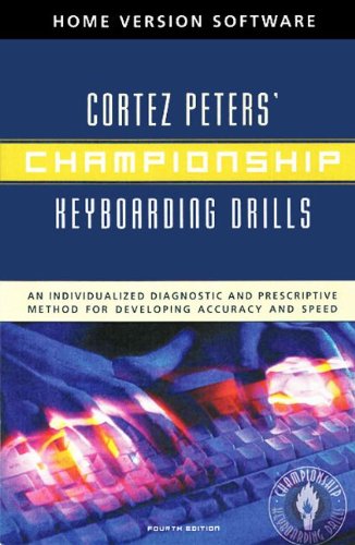 Championship Keyboarding Drills Home Version Software w/ UserEEs Guide