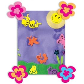 FunToSee Flower Power Sticky Corners, Pack of 24
