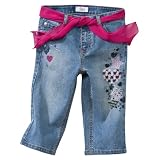 Girls' Circo® Denim Capri - Blue Vintage Wash
