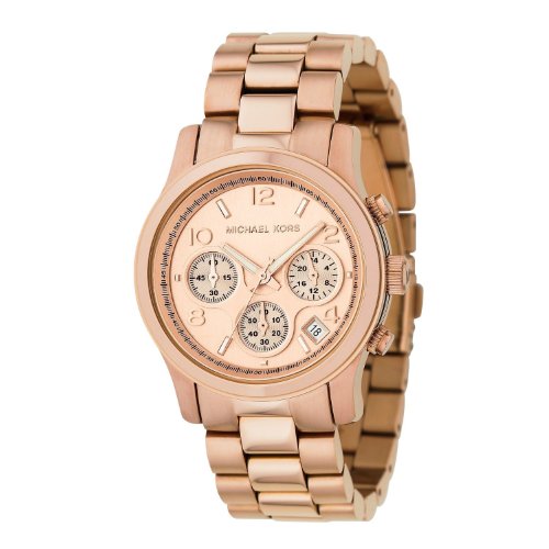 Michael Kors Quartz Rosegold Round Dial Rosegold Band - Women's Watch MK5128