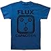 Back to the Future Flux Capacitor Turquoise Blue T-Shirt Tee