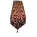 Luxury Damask 13" X 70" Burgundy Table Runner