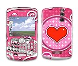Heart Twirl Design Decal Protective Skin Sticker for Blackberry Curve