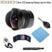 Rokinon 8mm F/3.5 Aspherical Fisheye Manual Focus for Nikon AI Bundle