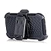 Galaxy S4 Cases, BENTOBEN [Belt Clip] [Holster]Shockproof Heavy Duty Hybrid Rugged Holster Protective Case with Built-in Rotating Kickstand for Samsung Galaxy S4 i9500 /I545Z/S975L/L720Z/M919Z, Black