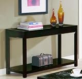 Coaster Holowell Sofa Table Cappuccino Finish