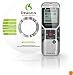 Philips DVT1500/00 2 GB Digital Voice Tracer with 2 Built-In Microphones and Dragon Naturally Speaking Voice Recorder