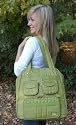 Lug Koie Puddle Jumper Overnight , travel, gym or diaper bag with pockets galore, and many colors!, Teal Blue