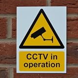 私の家族 操作セキュリティ カメラ警告ステッカー デカール 4 個入 CCTV 標識ウォール ステッカー 20 × 15 cm